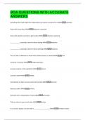 BQA QUESTIONS WITH ACCURATE  ANSWERS 