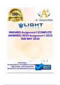 MNG4801 Assignment 1 &lpar;COMPLETE ANSWERS&rpar; 2025 Assignment 1 2025 DUE  MAY 2025&semi; 100&percnt; trusted&comma; comprehensive and complete reliable solution with clear explanation