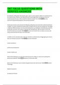 TNT 700&period;5A QUESTIONS WITH  VERIFIED ANSWERS 