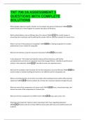 TNT 700&period;3A ASSESSMENT 3  QUESTIONS WITH COMPLETE  SOLUTIONS 
