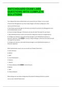 WATCHGUARD EXAM LABS  QUESTIONS WITH COMPLETE  SOLUTIONS 