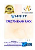CPR3701 LATEST EXAM PACK 2025&lbrack;DETAILED QUESTIONS AND ANSWERS&rsqb;