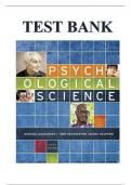 Test Bank for Psychological Science 5th Edition by Michael Gazzaniga &comma; Diane Halpern ISBN&colon; 9780393937497&vert;&vert; Complete Guide A&plus;