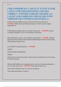 CISR COMMERCIAL CASUALTY II TEST EXAM&vert;&vert;  LATELY UPDATED QUESTIONS AND 100&percnt;  CORRECT ANSWERS ALREADY GRADED A&plus;&vert;&vert;  LATEST AND COMPLETE UPDATE 2025 WITH  VERIFIED SOLUTIONS&vert;&vert; GUARANTEED A&plus;