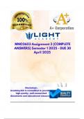 MNO2603 Assignment 3 &lpar;COMPLETE ANSWERS&rpar; Semester 1 2025 - DUE 30 April 2025 &semi; 100&percnt; trusted&comma; comprehensive and complete reliable solution with clear explanation