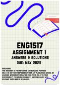 ENG1517 Assignment 1 Memo &vert; Due 6 May 2025