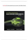 Test bank for international macroeconomics 5th edition feenstra&period;