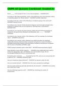 CNPR All Quizzes Combined- Graded A&plus;