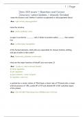 Biology 255  Questions and Correct Answers&sol; Latest Update &sol; Already Graded