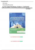 Test Bank for Understanding Pharmacology Essentials for Medication Safety&comma; 3rd Edition by M&period; Linda Workman & LaCharity&comma; Latest edition&comma; All chapters included&comma; Complete guide A&plus;