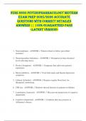 NURS 6630 PSYCHOPHARMACOLOGY MIDTERM  EXAM PREP 2025&sol;2026 ACCURATE  QUESTIONS WITH CORRECT DETAILED  ANSWERS &vert;&vert; 100&percnt; GUARANTEED PASS  <LATEST VERSION> 