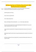 RN Nursing Care of Children Exam B with 100&percnt; Verified Answers Graded A&plus;