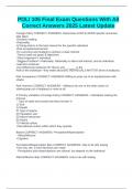 POLI 105 Final Exam Questions With All Correct Answers 2025 Latest Update