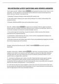 IFM INTERVIEW LATEST QUESTIONS AND VERIFIED ANSWERS