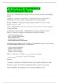 CIS 2200 Final QUESTIONS & ANSWERS&lpar;RATED A&plus;&rpar;