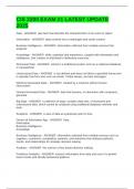 CIS 2200 EXAM &num;1 LATEST UPDATE 2025