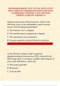 HESI RADIOGRAPHY TEST ACTUAL TEST LATEST 2025 COMPLETE VERIFIED QUESTIONS AND WELL ELABORATED ANSWERS &lpar;A NEW UPDATED VERSION&rpar; &vert;ALREADY GRADED A&plus;