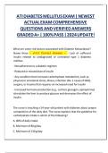 Ati diabetes mellitus exam