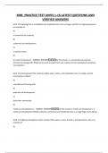 MRE&lowbar;PRACTICE TEST UNITS 1-16 LATEST QUESTIONS AND VERIFIED ANSWERS