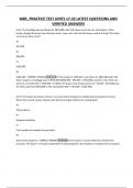 MRE&lowbar;PRACTICE TEST UNITS 17-32 LATEST QUESTIONS AND VERIFIED ANSWERS