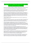 IBA Certification Test Review With 100&percnt; Correct Answers &vert; Verified