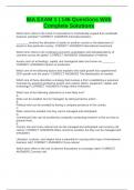 IBA EXAM 1 &vert; 146 Questions With Complete Solutions
