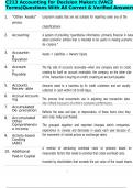 C213 Accounting for Decision Makers &lpar;VAC2 Terms&rpar;Questions With All Correct & Verified Answers