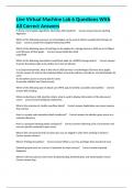 Live Virtual Machine Lab 6 Questions With All Correct Answers