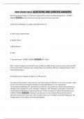 IAM EXAM QUIZ QUESTIONS AND VERIFIED ANSWERS