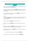 BMSC 708 EXAM 3 UPDATED QUESTIONS AND VERIFIED ANSWERS