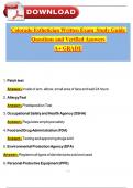 Colorado Esthetician Written Exam 2025 Study Guide Questions and Verified Answers &lpar;2025 &sol; 2026&rpar; A&plus; GRADE
