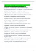 CALIFORNIA CEMETERY MANAGER FINAL PAPER 2025 QUESTIONS WITH ANSWERS GUARANTEE A&plus;