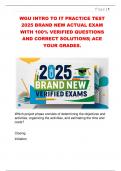 WGU INTRO TO IT PRACTICE TEST  2025 BRAND NEW ACTUAL EXAM  WITH 100&percnt; VERIFIED QUESTIONS  AND CORRECT SOLUTIONS&vert; ACE  YOUR GRADES&period;