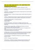 CMI 3358 CORE EXAM MANUAL 2025 QUESTIONS WITH ANSWERS GUARANTEE A&plus;