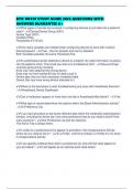 EPIC OR350 STUDY GUIDE 2025 QUESTIONS WITH ANSWERS GUARANTEE A&plus;