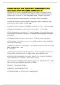 FISDAP OB&sol;GYN AND PEDIATRICS EXAM SCRIPT 2025 QUESTIONS WITH ANSWERS GUARANTEE A&plus;