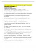 FISDAP OB&sol;GYN AND PEDIATRICS 2025 QUESTIONS WITH ANSWERS GUARANTEE A&plus;