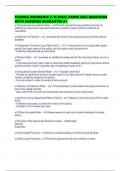 FLORIDA INSURANCE 2-14 FINAL PAPER 2025 QUESTIONS WITH ANSWERS GUARANTEE A&plus;