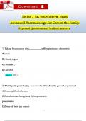 NR 566&sol; NR566 Midterm Exam Qs & Ans &lpar;Latest 2024 &sol; 2025&rpar;&colon; Advanced Pharmacology for Care of the Family &lpar;Verified Answers&rpar;