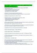 G202 KREFT EVALUATION EXAM 2025 QUESTIONS WITH ANSWERS GUARANTEE A&plus;