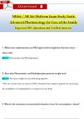 NR 566&sol; NR566 Midterm Exam Study Guide &lpar;250&plus; Qs & Ans&rpar; &lpar;Latest 2024 &sol; 2025&rpar;&colon; Advanced Pharmacology for Care of the Family &lpar;Verified Answers&rpar;