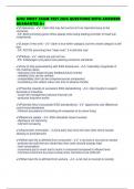 G202 KREFT EXAM TEST 2025 QUESTIONS WITH ANSWERS GUARANTEE A&plus;