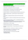 G202 KREFT REVISION EXAM TEST 2025 QUESTIONS WITH ANSWERS GUARANTEE A&plus;