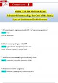STUDY BUNDLE for NR 566&sol; NR566 Midterm Exam Review Qs & Ans &lpar;Latest 2024 &sol; 2025&rpar;&colon; Advanced Pharmacology for Care of the Family &lpar;Verified Answers&rpar;