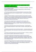 IV THERAPY CORE EXAM SET 2025 QUESTIONS WITH ANSWERS GUARANTEE A&plus;