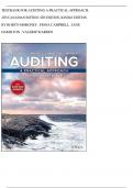 TESTBANK FOR AUDITING A PRACTICAL APPROACH&comma; 4TH CANADIAN EDITION 4TH EDITION&comma; KINDLE EDITION BY ROBYN MORONEY &comma; FIONA CAMPBELL &comma; JANE HAMILTON &comma; VALERIE WARREN