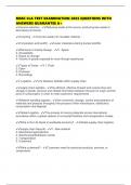 MSSC CLA TEST EXAMINATION 2025 QUESTIONS WITH ANSWERS GUARANTEE A&plus;
