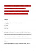 NUR 311 EXAM 1&colon; PSYCH NURSING CHAPTER 24 &ndash; SCHIZOPHRENIA QUESTIONS WITH COMPLETE EXPLAINED SOLUTIONS &vert;&vert; 100&percnt; GUARANTEED PASS&excl;&excl; <RECENT VERSION>