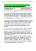 NR 503 CHAMBERLAIN COMPREHENSIVE EXAM 2025 QUESTIONS WITH ANSWERS GUARANTEE A&plus;