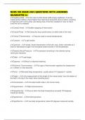 NURS 108 EXAM 2025 QUESTIONS WITH ANSWERS GUARANTEE A&plus;